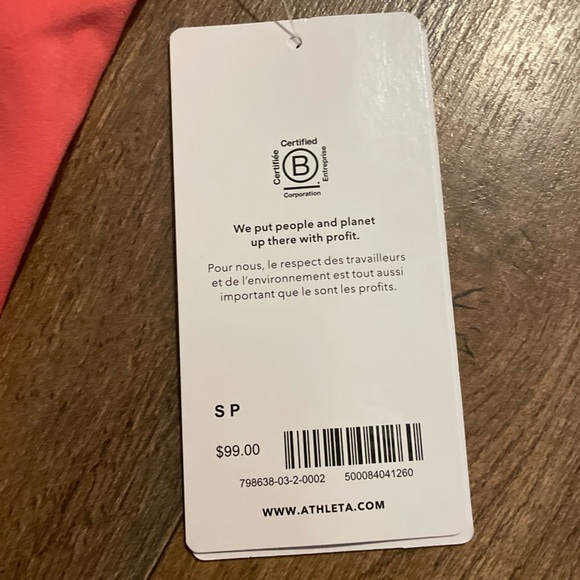 Athleta size small nwt 7/8 leggings - Picture 5 of 6